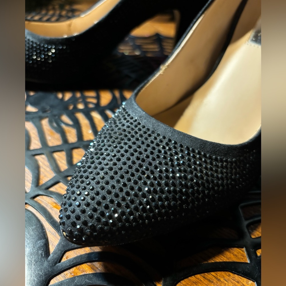 Inc International Concepts Sparkly Pointed Black … - image 7